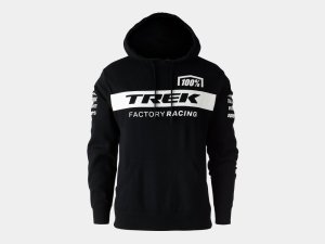 Unbekannt Shirt 100% Trek Factory Racing Hoodie M Black